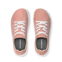 Skinners Sneaker Walker (Premium Leather, Wide Toe Box) Pink/White Women